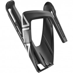 Elite Ala resin bottle cage, black / white Elite Ala resin bottle cage, black / white