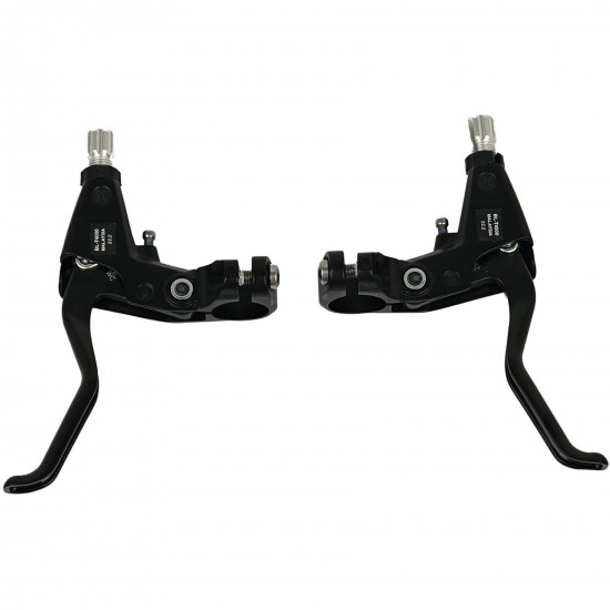 Shimano BL-T4000 Alivio 2-finger brake levers for V-brakes - black with cables