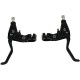 Shimano BL-T4000 Alivio 2-finger brake levers for V-brakes - black with cables