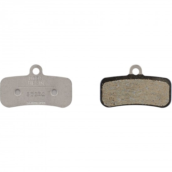 Shimano D03S-RX disc pads and spring, resin pad, steel back