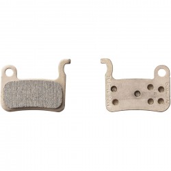 Shimano M06-MX disc pads and spring, metal sintered pad, steel back Shimano M06-MX disc pads and spring, metal sintered pad, steel back