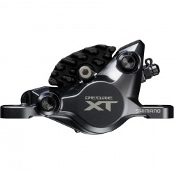 Shimano BR-M8200 XT 2 pot disc brake calliper, post mount, front or rear Shimano BR-M8200 XT 2 pot disc brake calliper, post mount, front or rear