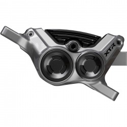 Shimano BR-M9220 XTR 4 pot disc brake calliper, post mount, front or rear Shimano BR-M9220 XTR 4 pot disc brake calliper, post mount, front or rear