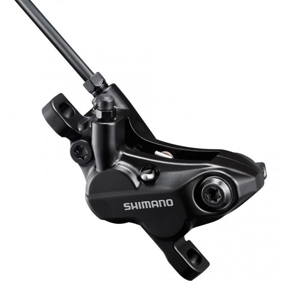 Shimano BR-MT520 4 pot calliper, post mount, front or rear, black