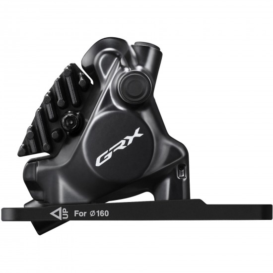 Shimano BR-RX820 GRX calliper, flat mount, with adapter for 140/160 mm, front
