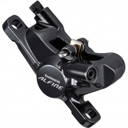 Shimano BR-S7000 Alfine 2-piston calliper, post mount, front or rear, black Shimano BR-S7000 Alfine 2-piston calliper, post mount, front or rear, black