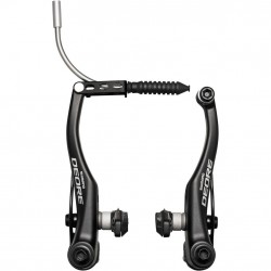 Shimano BR-T610 Deore V-brakes, front, black Shimano BR-T610 Deore V-brakes, front, black