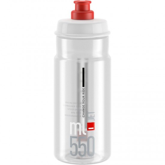 Elite Jet Biodegradable clear red logo 550 ml