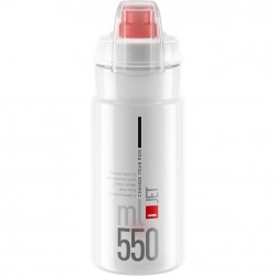 Elite Jet Biodegradable MTB, clear with red logo 550 ml