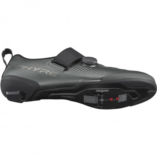 Shimano Clothing S-PHYRE TR9 (TR903) Shoes, Matt Gunmetal, Size 47