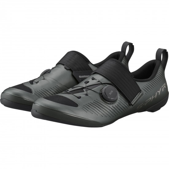 Shimano Clothing S-PHYRE TR9 (TR903) Shoes, Matt Gunmetal, Size 47