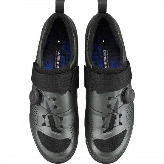 Shimano Clothing S-PHYRE TR9 (TR903) Shoes, Matt Gunmetal, Size 47