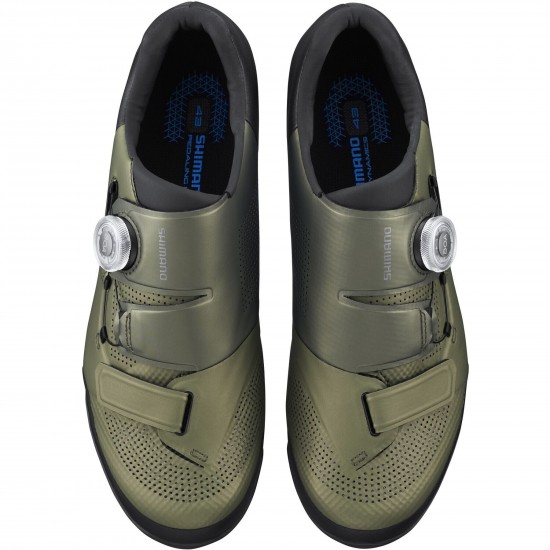 Shimano Clothing XC5 (XC502) Shoes, Green, Size 43