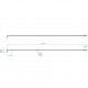 DT Swiss Champion silver spokes 14 g = 2 mm box 100, 228 mm