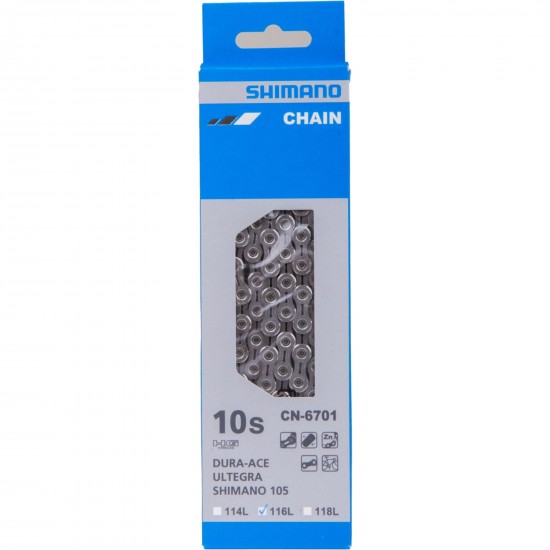 Shimano CN-6701 Ultegra HG-Directional chain, 10-speed, 116L Shimano CN-6701 Ultegra HG-Directional chain, 10-speed, 116L