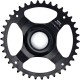Shimano CR-ET600 9/10/11 spd single chainring 38T w/o chain guard, chain line 50mm, blk Shimano CR-ET600 9/10/11 spd single chainring 38T w/o chain guard, chain line 50mm, blk