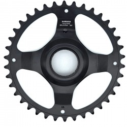 Shimano CR-ET600 9/10/11 spd single chainring 38T w/o chain guard, chain line 50mm, slv Shimano CR-ET600 9/10/11 spd single chainring 38T w/o chain guard, chain line 50mm, slv