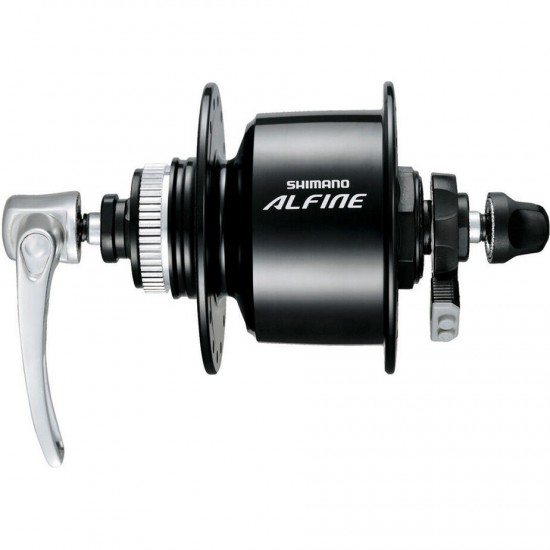 Shimano DH-S501 Alfine, 6v 3w, Centre-Lock disc, 36h, Q/R, black