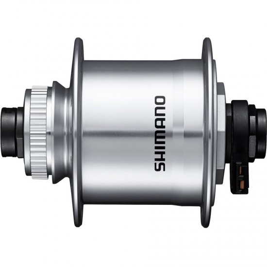 Shimano DH-UR705-3D Dynamo hub, 6v 3w, for Center Lock disc, 36h, 12x100 mm axle, silver