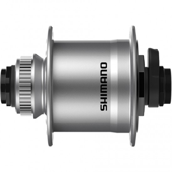 Shimano DH-UR708-3D Dynamo hub, 6v 3w, for Center Lock disc, 32h, 15x100 mm axle, silver