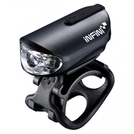 Infini Olley super bright micro USB front light with QR bracket black