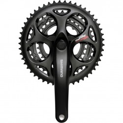 Shimano FC-A073 square taper triple chainset 7-/8-speed, 50 / 39 / 30T 165 mm w/o c/grd Shimano FC-A073 square taper triple chainset 7-/8-speed, 50 / 39 / 30T 165 mm w/o c/grd
