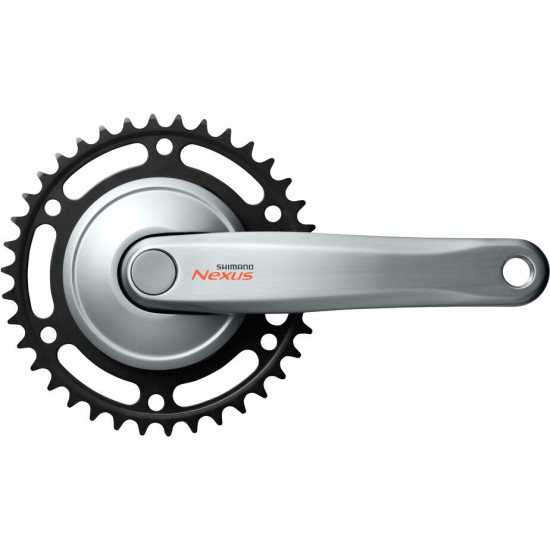 Shimano FC-C6000 Nexus single chainwheel, 170 mm, 33T, silver Shimano FC-C6000 Nexus single chainwheel, 170 mm, 33T, silver