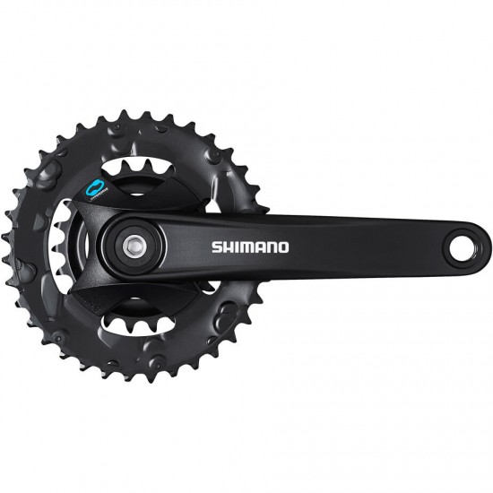Shimano FC-M315 chainset 36/22, 7/8-speed, black, 170 mm, without chainguard Shimano FC-M315 chainset 36/22, 7/8-speed, black, 170 mm, without chainguard