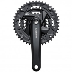 Shimano FC-M371 chainset without chainguard, square taper, 44 / 32 / 22T, 170 mm, black Shimano FC-M371 chainset without chainguard, square taper, 44 / 32 / 22T, 170 mm, black