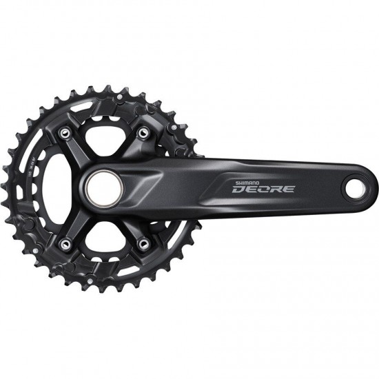 Shimano FC-M4100 Deore chainset, 10-speed, 51.8 mm Boost chainline, 36/26T, 170 mm