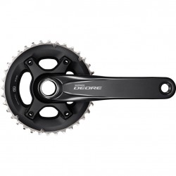 Shimano FC-M6000 Deore 10-speed chainset, 34/24T, 48.8 mm chain line, 175 mm Shimano FC-M6000 Deore 10-speed chainset, 34/24T, 48.8 mm chain line, 175 mm