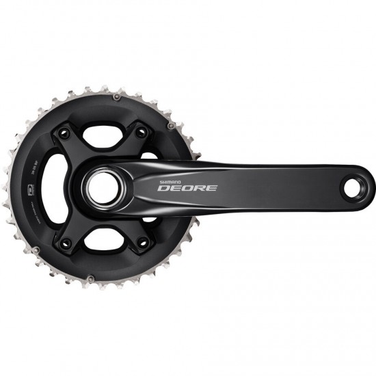Shimano FC-M6000 Deore 10-speed chainset, 34/24T, 48.8 mm chain line, 175 mm