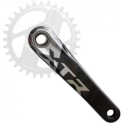Shimano FC-M9200 XTR crank set without ring, 55mm chain line, 12-speed, 165mm Shimano FC-M9200 XTR crank set without ring, 55mm chain line, 12-speed, 165mm