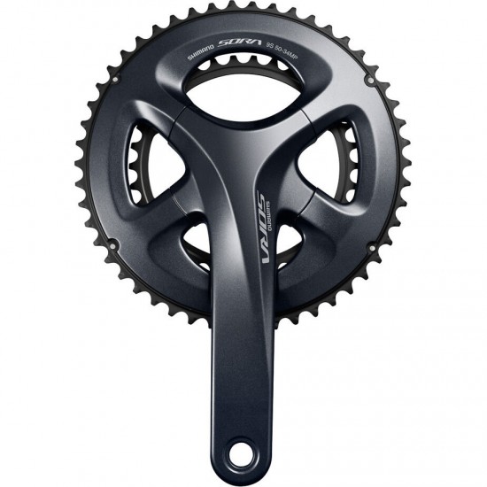 Shimano FC-R3000 Sora 9-speed, 50 / 34, compact, 165 mm Shimano FC-R3000 Sora 9-speed, 50 / 34, compact, 165 mm