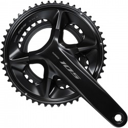 Shimano FC-R7100 105 double 12-speed chainset, HollowTech II 165 mm 50 / 34T, black Shimano FC-R7100 105 double 12-speed chainset, HollowTech II 165 mm 50 / 34T, black