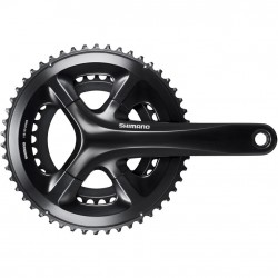 Shimano FC-RS510 double chainset, 50 / 34T, for 135/142mm axle, 170mm, black