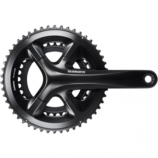 Shimano FC-RS510 double chainset, 50 / 34T, for 135/142mm axle, 170mm, black Shimano FC-RS510 double chainset, 50 / 34T, for 135/142mm axle, 170mm, black