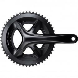 Shimano FC-RS510 double chainset, 52 / 36T, for 135/142 mm axle, 172.5 mm, black Shimano FC-RS510 double chainset, 52 / 36T, for 135/142 mm axle, 172.5 mm, black