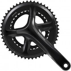 Shimano FC-RS520 double 12-speed chainset, 165 mm 50 / 34T, black Shimano FC-RS520 double 12-speed chainset, 165 mm 50 / 34T, black