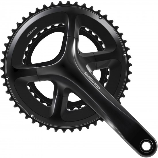 Shimano FC-RS520 double 12-speed chainset, 170 mm 50 / 34T, black
