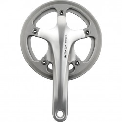 Shimano FC-S501 Alfine 2-piece chainset with single chain guard 170 mm - 42T - silver Shimano FC-S501 Alfine 2-piece chainset with single chain guard 170 mm - 42T - silver