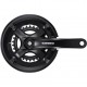 Shimano FC-TY501 chainset 46 / 30, double, 7 / 8-speed, 170 mm, with chainguard, black Shimano FC-TY501 chainset 46 / 30, double, 7 / 8-speed, 170 mm, with chainguard, black