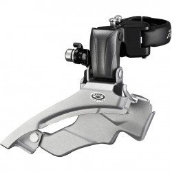 Shimano FD-M371 Altus MTB 9-speed front derailleur, conventional swing, dual-pull Shimano FD-M371 Altus MTB 9-speed front derailleur, conventional swing, dual-pull