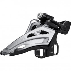Shimano FD-M4100-E Deore front derailleur, 10-speed double, side swing, E-type