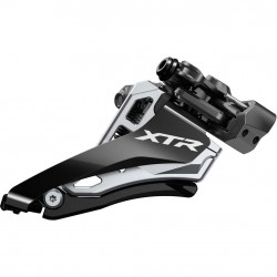 Shimano FD-M9100-M XTR double front derailleur, mid clamp, multi fit, side swing Shimano FD-M9100-M XTR double front derailleur, mid clamp, multi fit, side swing