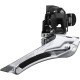 Shimano FD-R7100 105 12-speed toggle front derailleur, double 28.6 / 31.8 mm, black