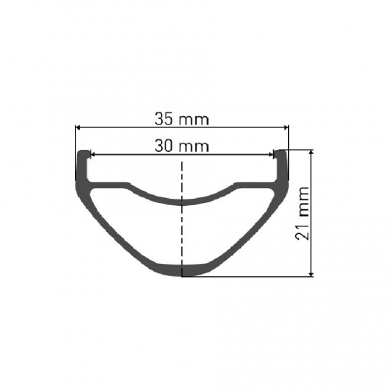 DT Swiss FR 560 SBWT disc-specific 32 hole Presta-drilled black - 26"