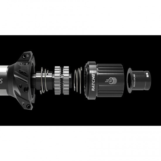 DT Swiss 350 Big Ride rear disc 6-bolt 32 hole, 197 / 12 mm black