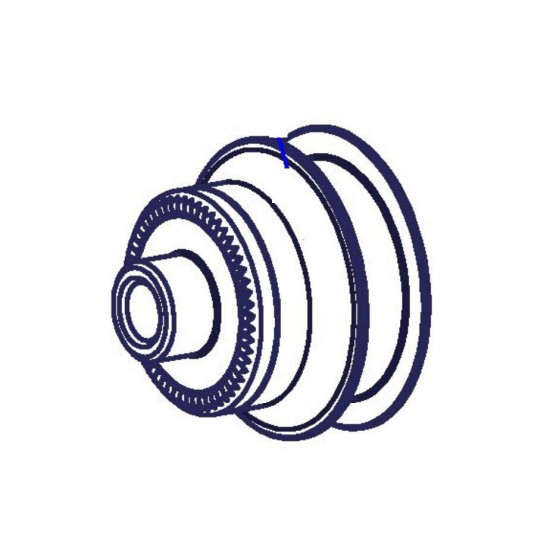 DT Swiss HWAXXX00S1545C Front hub spacer for 240 radial non-disc single