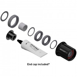 DT Swiss Ratchet LN conversion kit for 3-Pawl hubs, MTB, 36-tooth, Shimano HG Aluminium